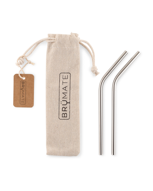 Stainless Steel Reusable Wine Straws | Stainless